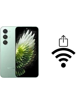 Generar QR con la clave Wifi en un Tecno Spark 40 Pro