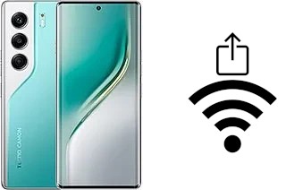 Generar QR con la clave Wifi en un Tecno Camon 40 Pro