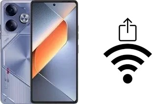 Generar QR con la clave Wifi en un Tecno Pova 6