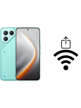 Generar QR con la clave Wifi en un Tecno Pova 7 Pro