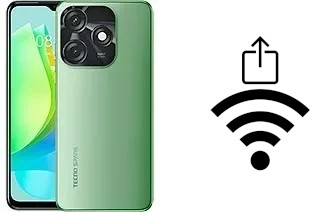 Generar QR con la clave Wifi en un Tecno Spark 10C