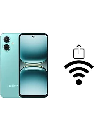 Generar QR con la clave Wifi en un Tecno Spark Go 2