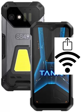 Generar QR con la clave Wifi en un Unihertz 8849 Tank Mini 1