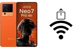 Generar QR con la clave Wifi en un vivo iQOO Neo 7 Pro