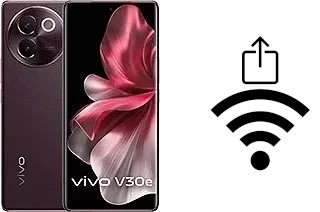Generar QR con la clave Wifi en un vivo V30e