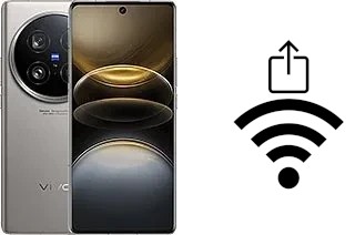 Generar QR con la clave Wifi en un vivo X100 Ultra