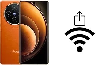 Generar QR con la clave Wifi en un vivo X100