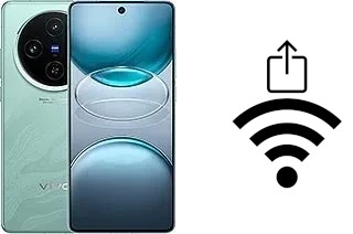 Generar QR con la clave Wifi en un vivo X100s