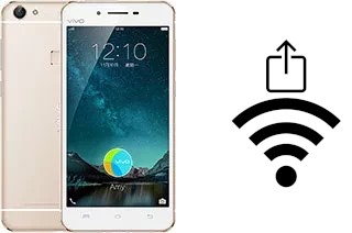 Generar QR con la clave Wifi en un vivo X6Plus