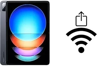 Generar QR con la clave Wifi en un Xiaomi Pad 6S Pro 12.4