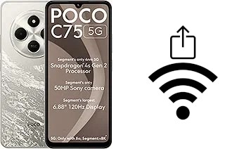 Generar QR con la clave Wifi en un Xiaomi Poco C75 5G