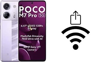 Generar QR con la clave Wifi en un Xiaomi Poco M7 pro 5G