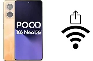 Generar QR con la clave Wifi en un Xiaomi Poco X6 Neo