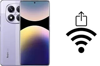Generar QR con la clave Wifi en un Xiaomi Redmi Note 14 Pro 5G