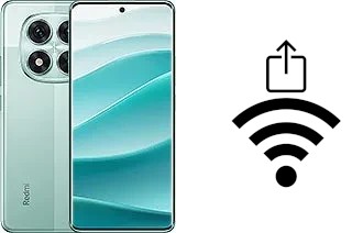 Generar QR con la clave Wifi en un Xiaomi Redmi Note 14 Pro