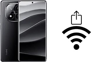 Generar QR con la clave Wifi en un Xiaomi Redmi Note 14 Pro+