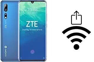 Generar QR con la clave Wifi en un ZTE Axon 10 Pro 5G