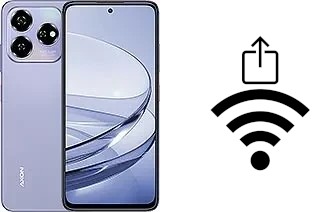 Generar QR con la clave Wifi en un ZTE Axon 60