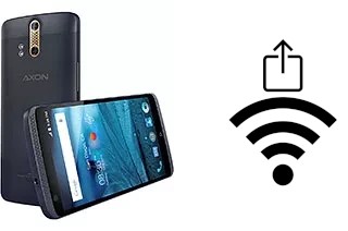 Generar QR con la clave Wifi en un ZTE Axon